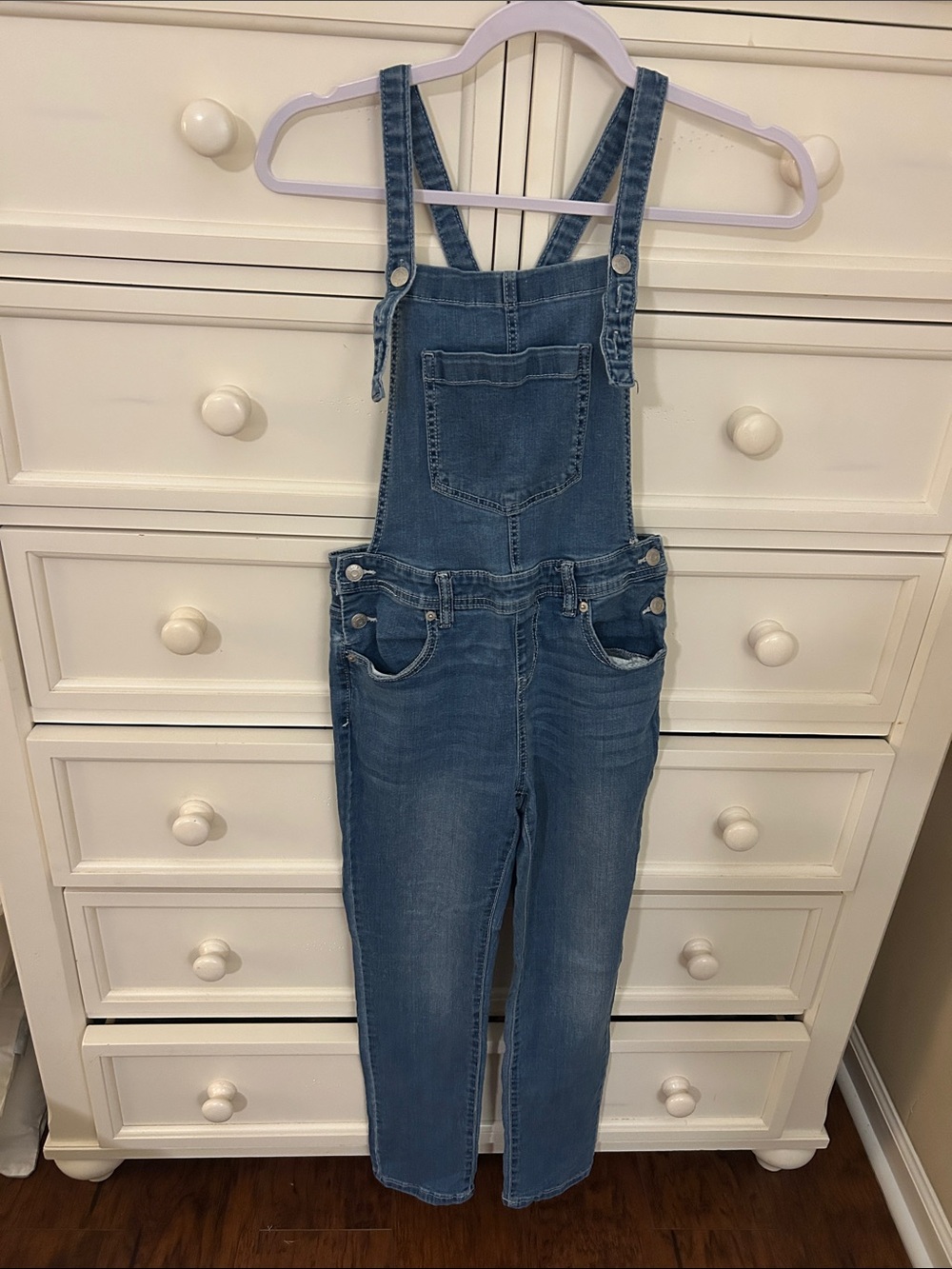 Cat & Jack Medium Blue Denim Kids Overalls